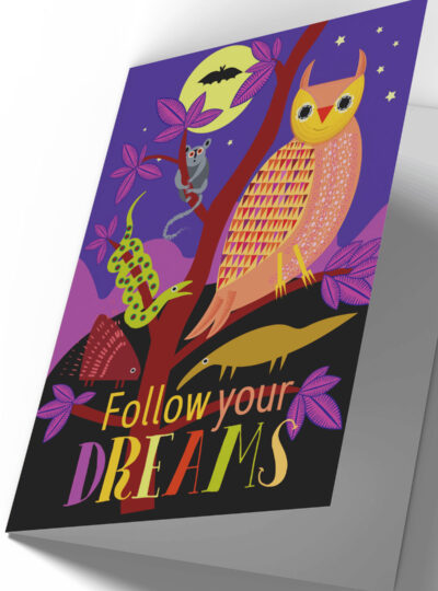 Follow Your Dreams  | Mindfulness Greeting Card