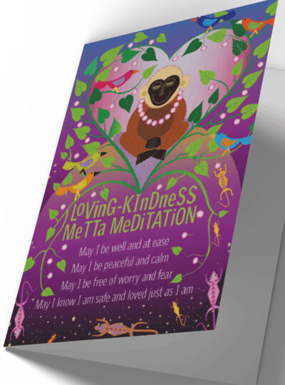 Loving-Kindness Metta Meditation | Mindfulness Greeting Card